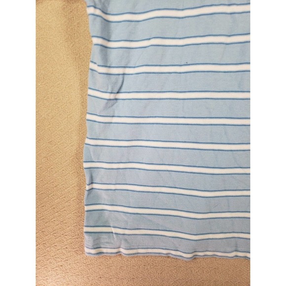 Southpole Shirt Mens 2XL XXL Polo Striped Collared Blue Cotton Button Pullover - Picture 12 of 12